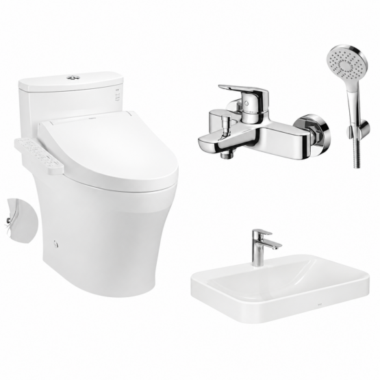 COMBO17B TOTO Bộ MS885DW16#XW + LT5616C#XW + TBG03302V + TBW01008V