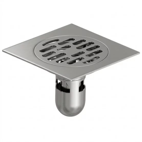 Thoát Sàn Viglacera VD-10TB6 Mặt Tròn Hở 100x100mm (Ø60, (Ø76)