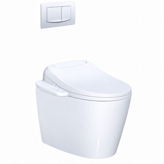 Bồn Cầu CAESAR CPT1505/TAF400H Treo Tường Nắp Điện Tử